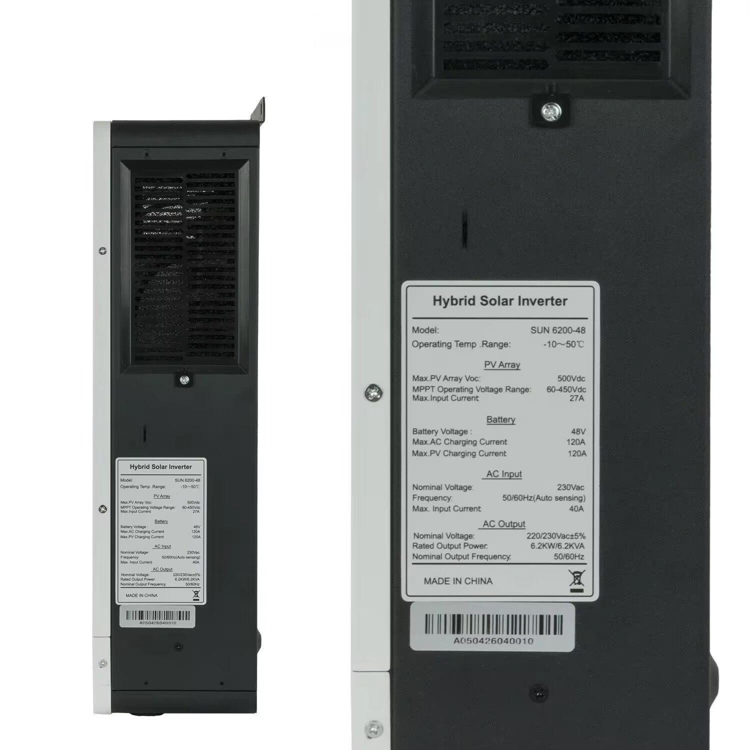 Inverter solare ibrido 6.2KW 4 - Hybrid Solar Inverter recensione e prezzo