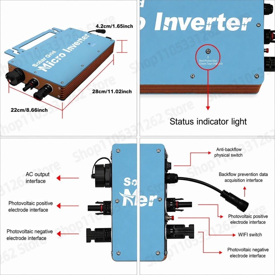 Micro Inverter 1200W Grid Tie  - Grid Tie Micro Inverter recensione e prezzo